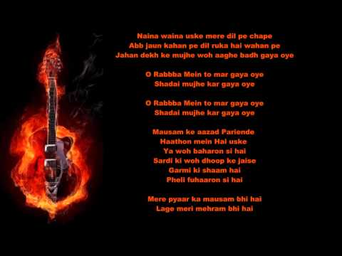 O Rabba Mein To Mar Gaya. -karaoke by yakub
