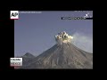 Raw: Time Lapse of Mexico Volcano Eruption