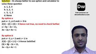 Lecture 15_2 - Equations - Part 2 - CA Foundation