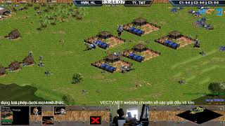 AOE|| 2vs2 Shang Thuần Tiễn HMN, Hoàng Lâm vs Tý, Tiểu Màn Thầu 10/9/2017