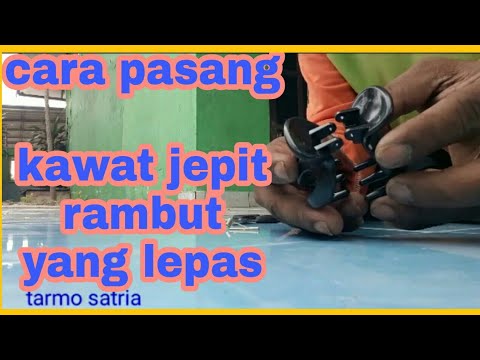 CARA PASANG KAWAT JEPIT RAMBUT YANG LEPAS(@pedagangmainan )