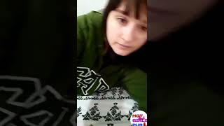 Pretty Girl Farting On Sofa Then Cute Laugh