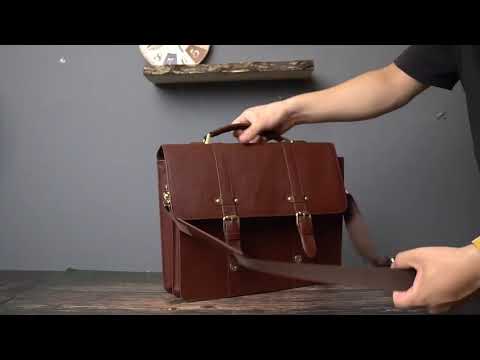 Cặp da công sở dáng hộp cỡ lớn đa năng - 998432