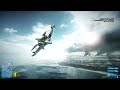 Battlefield 3 Online Gameplay - Jet Action on Wake Island One Single Life!