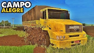 Atoleiro com Física Realista (Mapa Fazenda Campo Alegre) Farming Simulator 2017 + Logitech G27