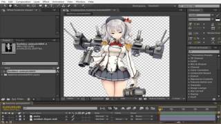 Animating Manga/Anime Static Image in After Effect (Time Lapse)