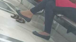 Candid Girl In Flats