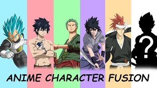 Anime Characters Fusion #3: Vegeta + Gray Fullbuster + Roronoa Zoro + Sasuke Uchiha + Renji Abarai.