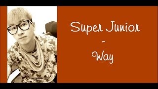 Watch Super Junior Way video