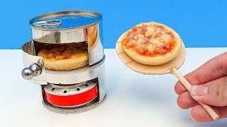 Mini pizza fırını yapımı (İtalyan hilesi) 😋🍕