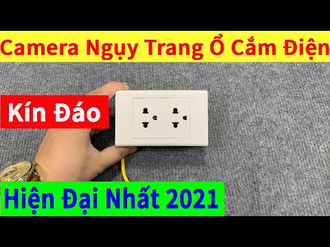 Camera Ngụy Trang Ổ Cắm Điện Âm Tường Trong Nhà Siêu Kín Đáo Xem Từ Xa Qua Điện Thoại Mới Nhất 2021