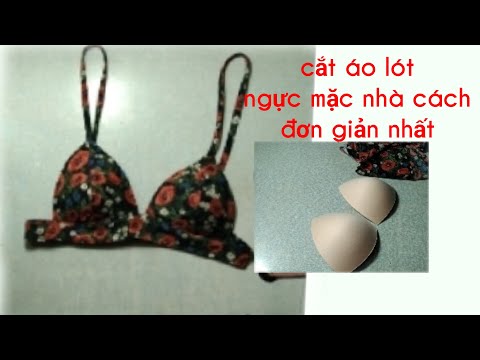 45/Hướng dẫn cắt may áo lót (ngực) , Bikini đơn giản dễ hiểu/ mẫu cơ bản ai cũng làm được