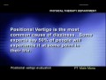 Benign Paraoxysmal Positional Vertigo (BPPV) at the National Dizzy and Balance Center