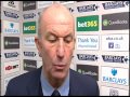 Tony Pulis speaks after Albion's 3-0 Barclays Premier League defeat to Tottenham