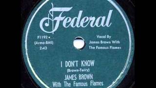 Watch James Brown I Dont Know video