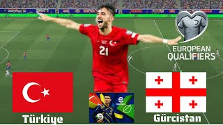 Türkiye - Gürcistan Dünya Kupası Elemeleri E-Footbal 2026 Türkçe Spiker