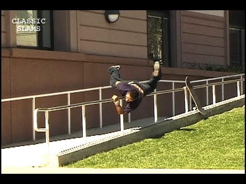 Frank Hirata Vs. Flat Bar Fail Classic Skateboarding Slams #31