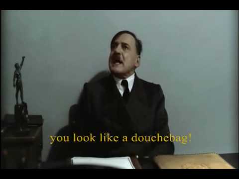 Hitler is informed Gunsche looks like Goku