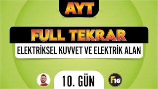 Elektriksel Kuvvet ve Elektrik Alan | AYT Fizik  Tekrar Kampı | 10.Gün | 2023 | 