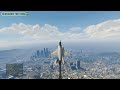 GTA 5 Freefall From MAX Height - GTA V Sky Diving From Highest Point