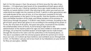 10-25-2020 - "Ephesians & Colossians, Series #4" - Mitchell Mellor