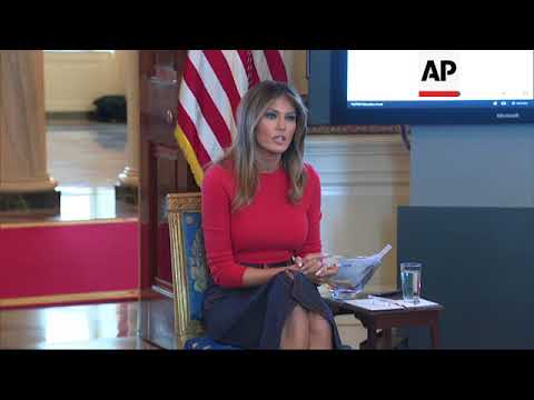 No Big Deal: Melania Comforts Student at Event