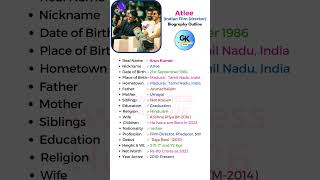 Atlee Kumarfilm Director Biography