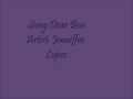 Dear Ben Video preview