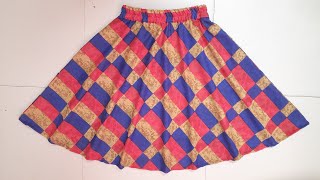 Umbrella Cut Skirt Cutting And Sching Skirt Full Tutorial