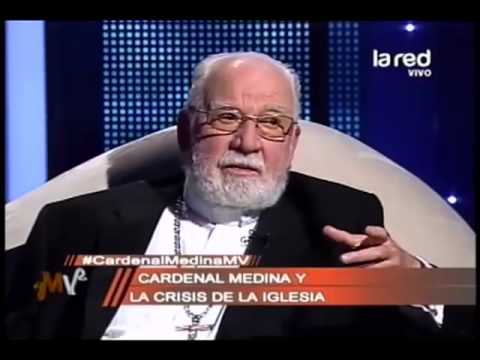 El cardenal Jorge Medina comenta la situación actual de la Iglesia Católica