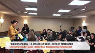 Polka Chocoana - Carmen Marulanda - Original Study for Flute Duets-Liliflute Music