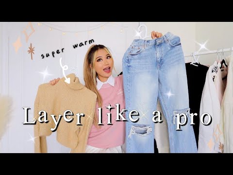 FASHION TIPS | How to layer for fall / winter without looking bulky âï¸ - YouTube