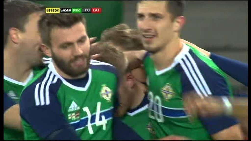 Северная Ирландия - Латвия 1:0 видео