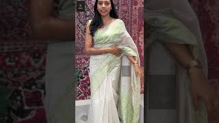 Thread And Zari Weaved Jamdani Saree