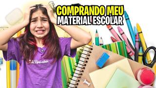 Comprando Meu Material Escolar 2025 - Família Porcides