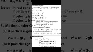 Equation Of Motion Linear Motion & Kinematics