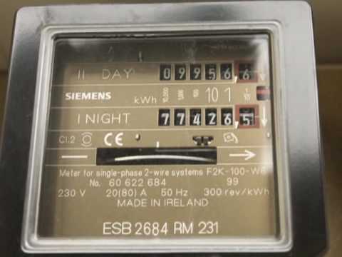 Electricity Meter Reading - YouTube
