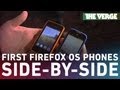 First Firefox OS phones side-by-side