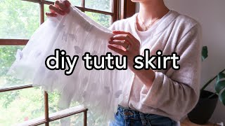 Easy Way To Sew a Tutu! 🎀 How To Sew a Tulle Fairy Skirt with Elastic Waist, DIY