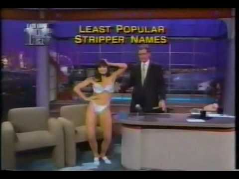 Demi Moore strips on Letterman