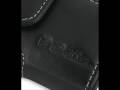 Foto pequena PDair Leather Case for Sony Ericsson W705/W705a/W705u - Horizontal Pouch Type (Black)