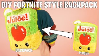 DIY FORTNITE STYLE BACKPACK (Easy Sewing Project)