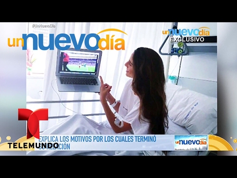 Lucía Villalón: “Chicharito me dejó en mi peor momento” | Un Nuevo Día | Telemundo