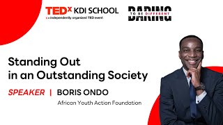 [TEDxKDI SCHOOL] Standing Out in an Outstanding Society