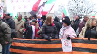митинг-шествие „Болгария за мир!“,08.02.2015г. - перед Президенством-2