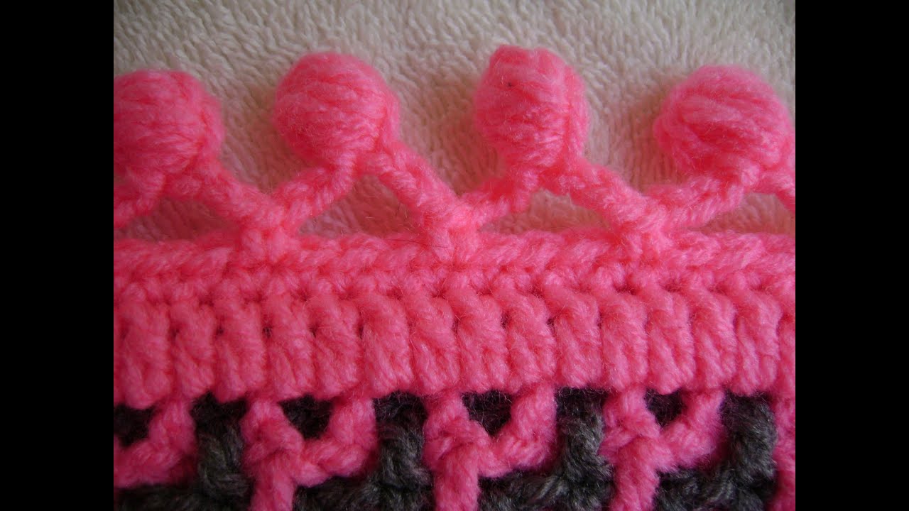 Interlocking Crochet? - Gumdrop Edging - YouTube