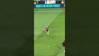Kerem Aktürkoğlu Isınırken, Alkışlandı...alkışladı.