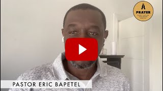 Invitation to the Prayer Bootcamp in Western Cape.