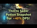 Indispensable Thorns Sader Potion Trick that boosts your Damage! (Season 22 Bombardment Build)