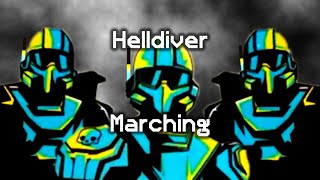 Helldiver Marching Cadence | Democratic Marching Chant & Beat | Helldivers 2